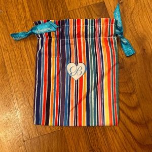 Colorful Stripe Brighton Jewelry Bag